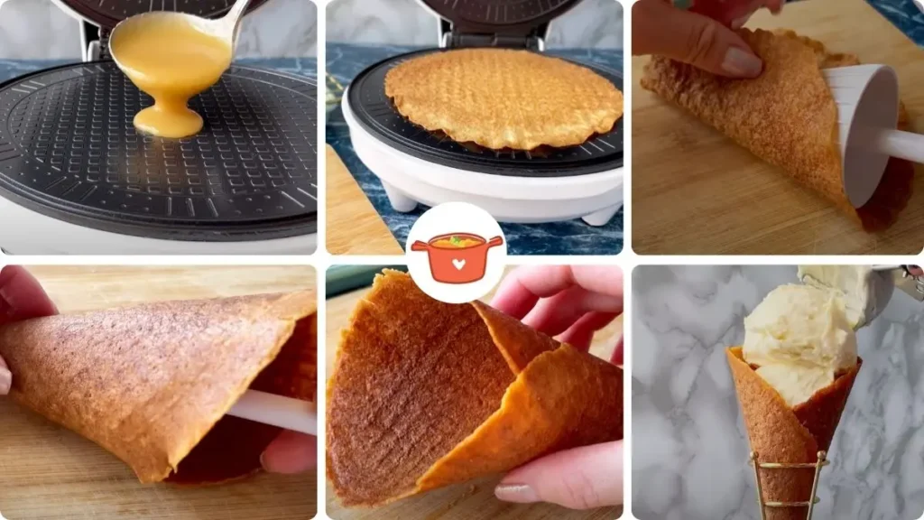 How to Make Baskin Robbins Waffle Cone