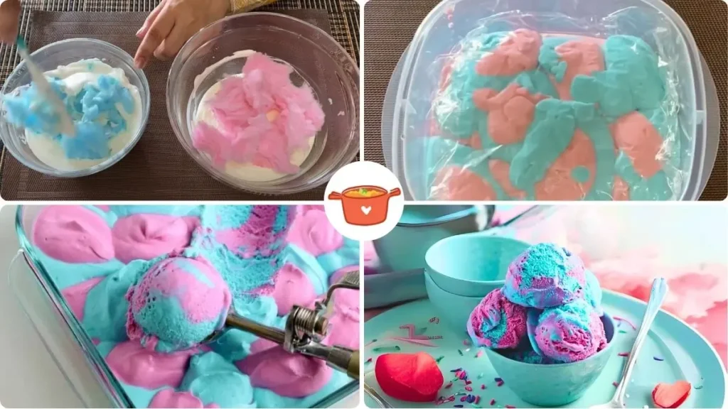 How to Make Baskin Robbins Cotton Candy Ice Cream
