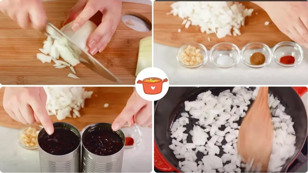 Step by Step Moe’s Black Bean Recipe