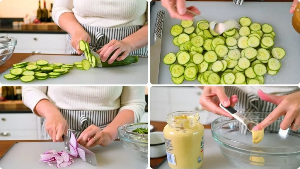 Step by Step Texas de Brazil Cucumber Salad Recipe